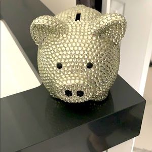 Bejeweled piggy bank